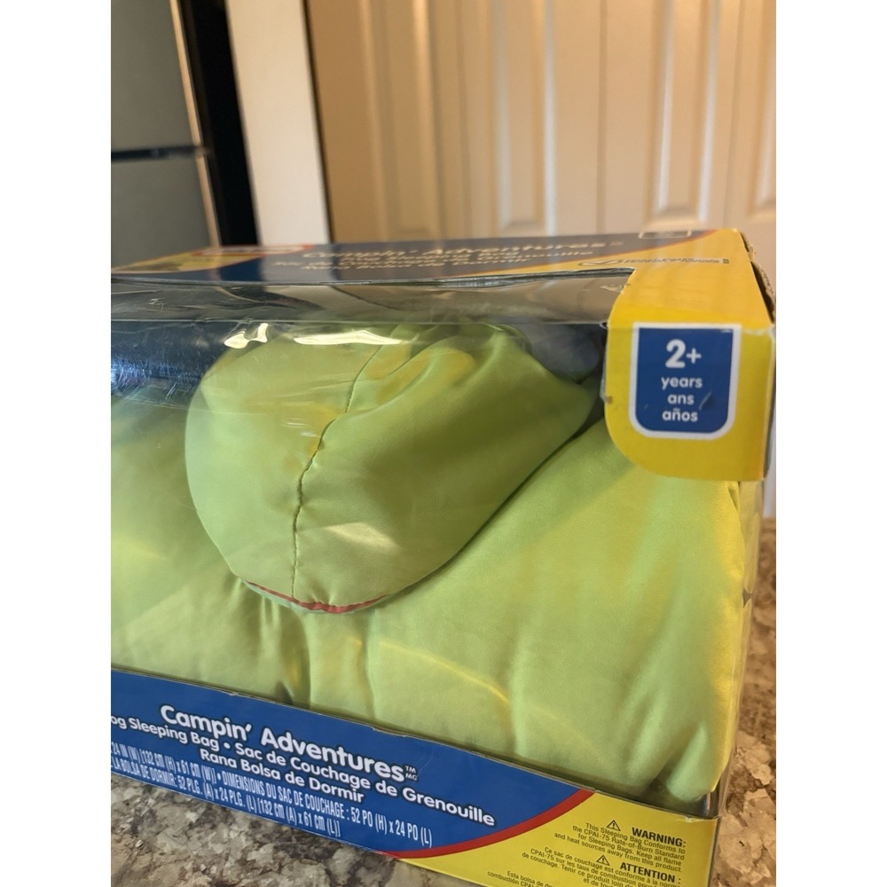 Little Tikes Campin Adventures Slumberin Critters Frog Sleeping Bag Costume New - Picture 5 of 12